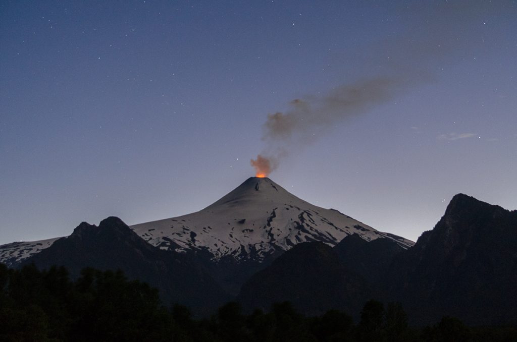 Volcán Villarrica, el gigante activo del sur
