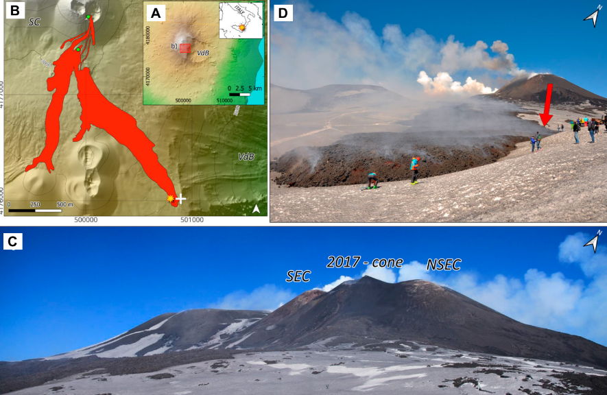 Products and dynamics of lava-snow explosions: The 16 March 2017 explosion at Mount Etna, Italy