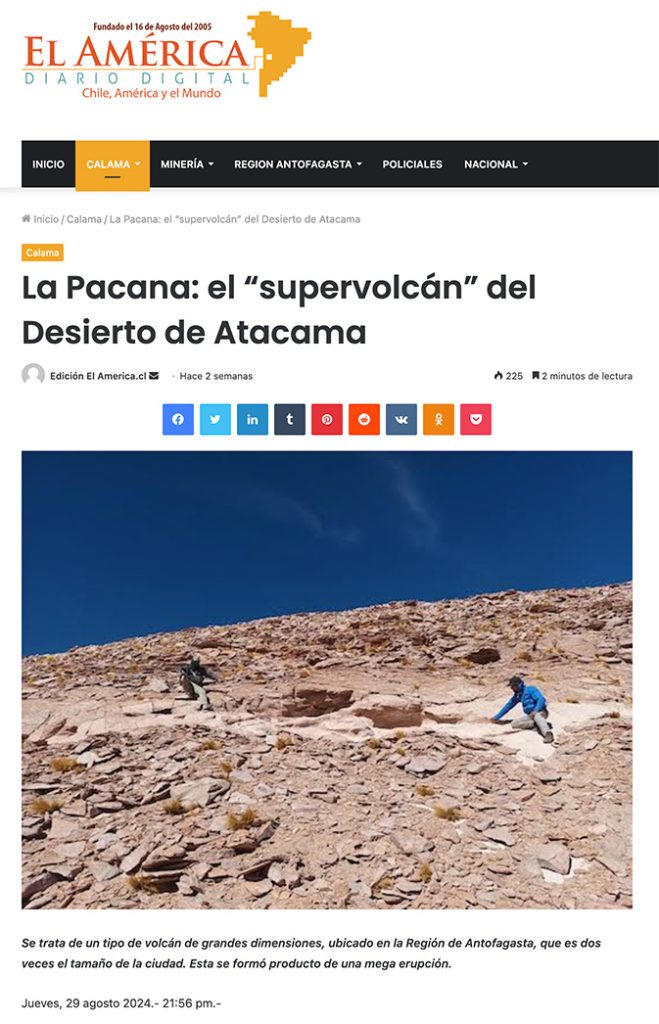 El América: “La Pacana: el ‘supervolcán’ del Desierto de Atacama