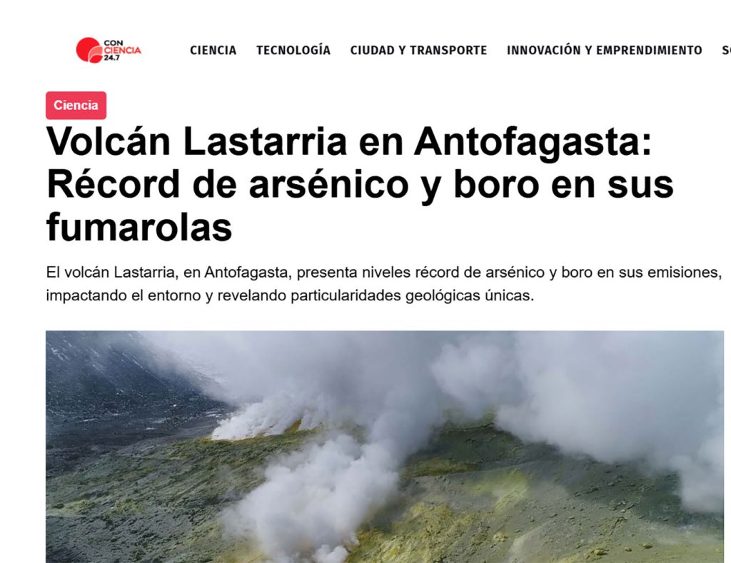 24 Horas ConCienia: “Científicos chilenos realizan muestreo en sistemas volcánicos de El Salvador”